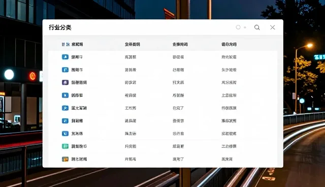 行业分类查询性能优化选型建议
